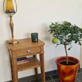 Table d'appoint chêne années 40