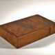 Cigarette box in thuya burl