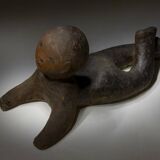 Toddler, Ceramic Garden Statue, 1960s–1970s, Czechoslovakia