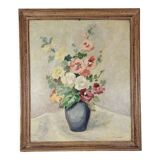 Table Bouquet Oil on isorel