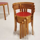 Set table and 4 chairs "8000 series" , Magnus Olesen, 1980