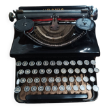 Machine à écrire urania noire années 30 qwertz