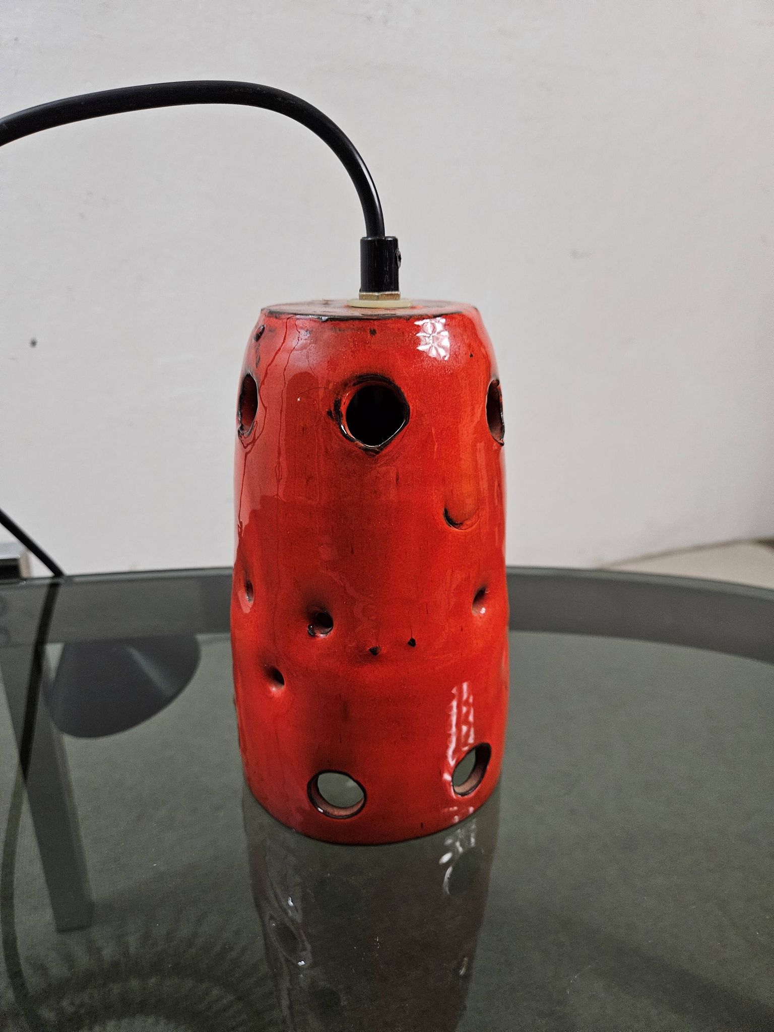 Vintage ceramic pendant light