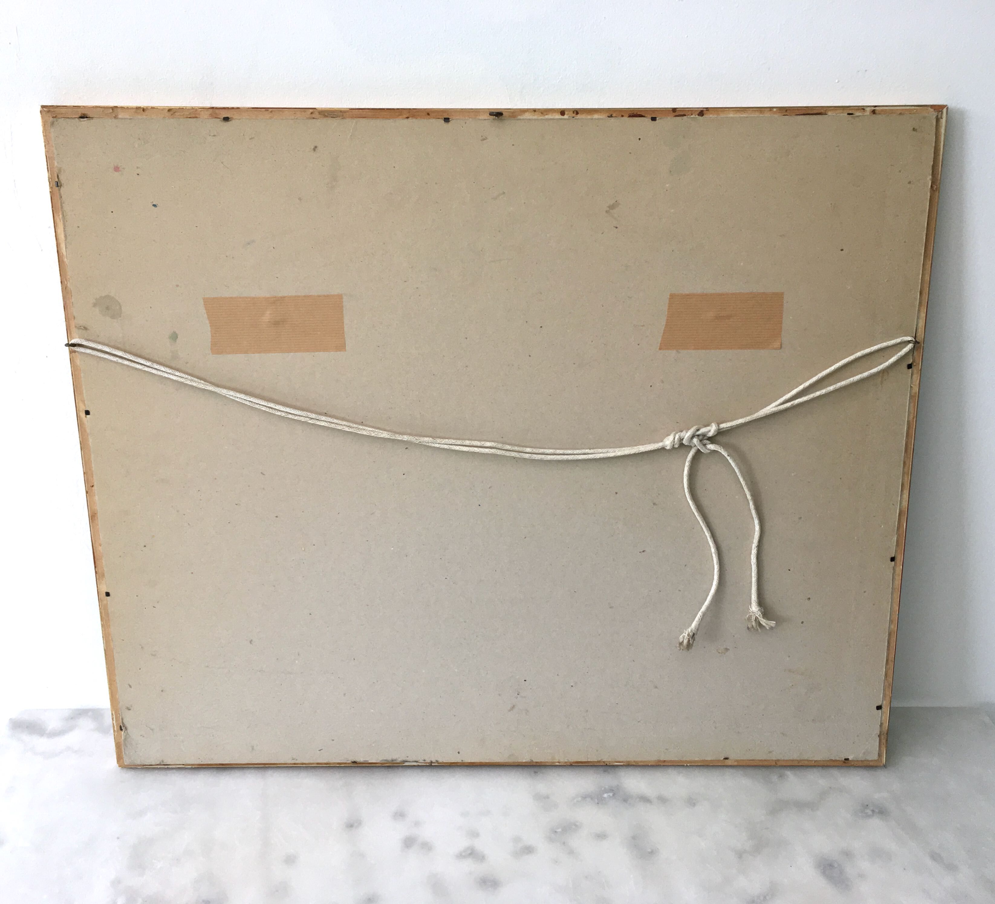 Watercolor painting with a large bouquet