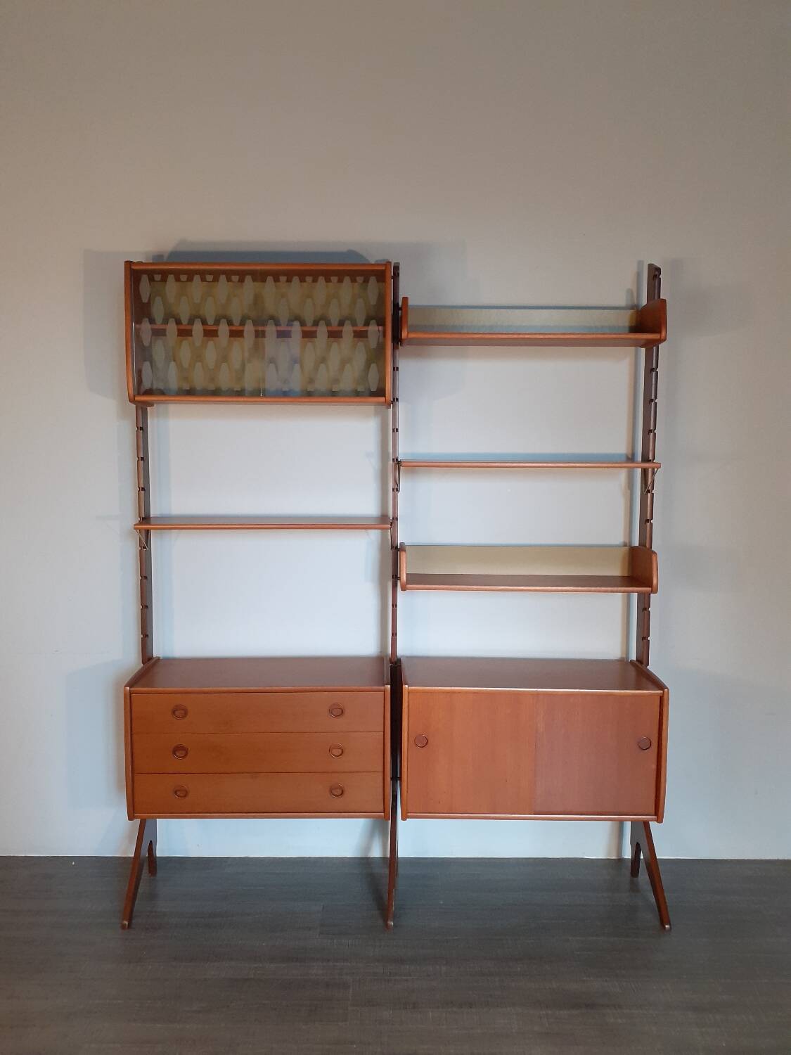 Ergo Teak Storage Cabinet, Vintage Scandinavian 1960s