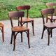 Set of 5 Stella Thonet bistro chairs from the 1950s