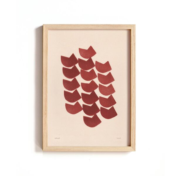 Collection de 4 peintures acryliques sur papier signées Eawy