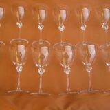 12 GLASSES with DAUM WINE, Bolero model