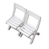 Pair of garden chairs R.Gleizes foldable, 1960s - 1970s