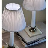Paire de lampes néoclassiques vintage