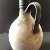 Stoneware bottle vase by Willy Biron