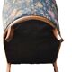 Satin Fabric Basket Chair