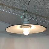 Farmhouse enameled pendant light