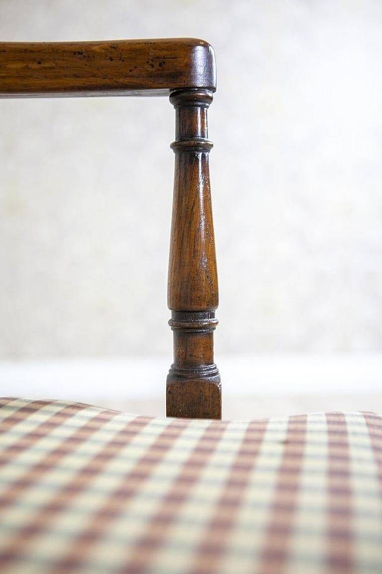 Vintage Oak Armchairs, 1940s, Set of 4