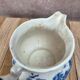 Jug / milk jug Sarreguemines Romantic blue – country decor – vintage earthenware