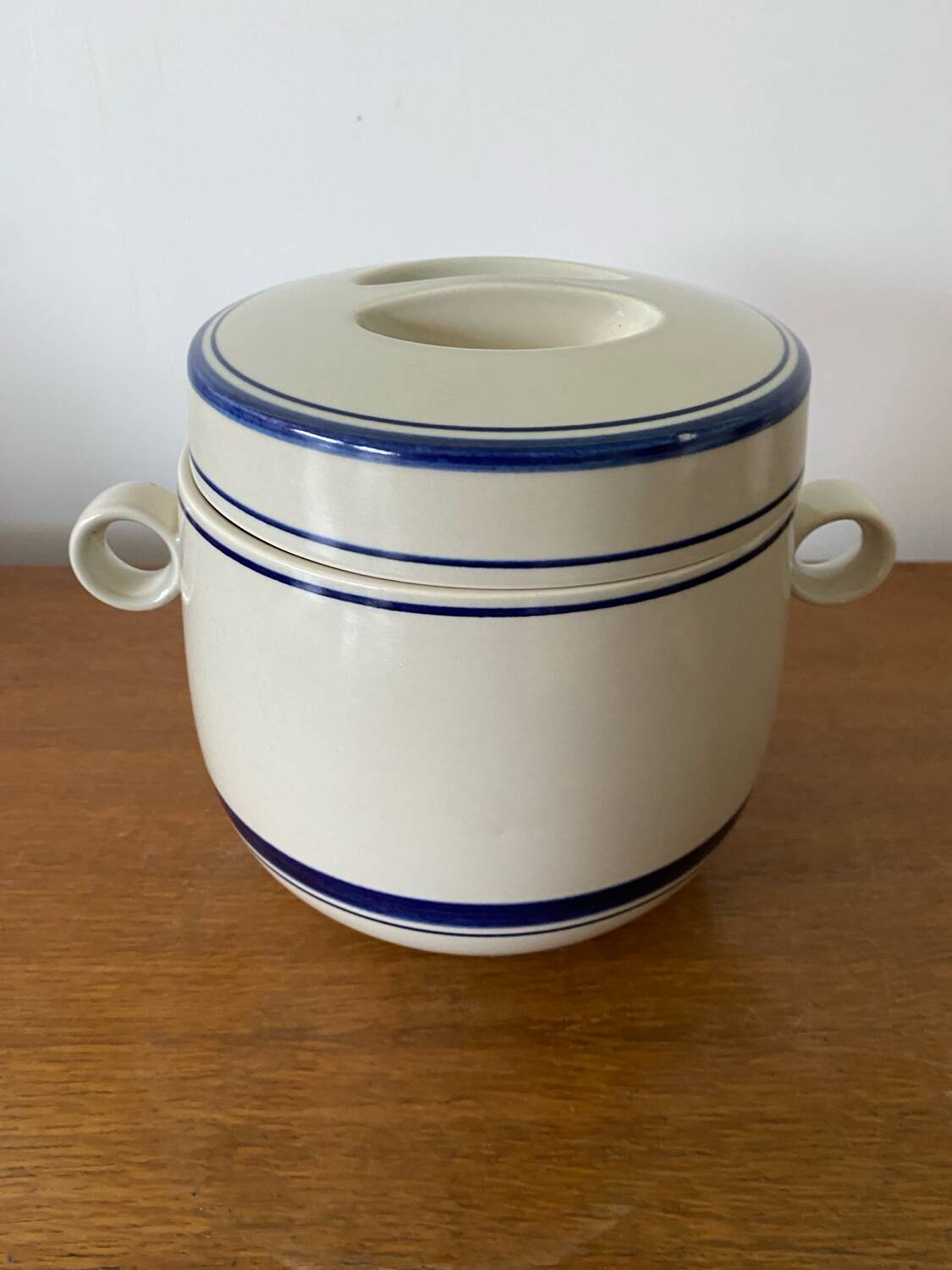 Old terrine stew roserthal ceramic pot made in germany vintage #b9