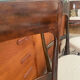 Series of 4 mahogany chairs 40s