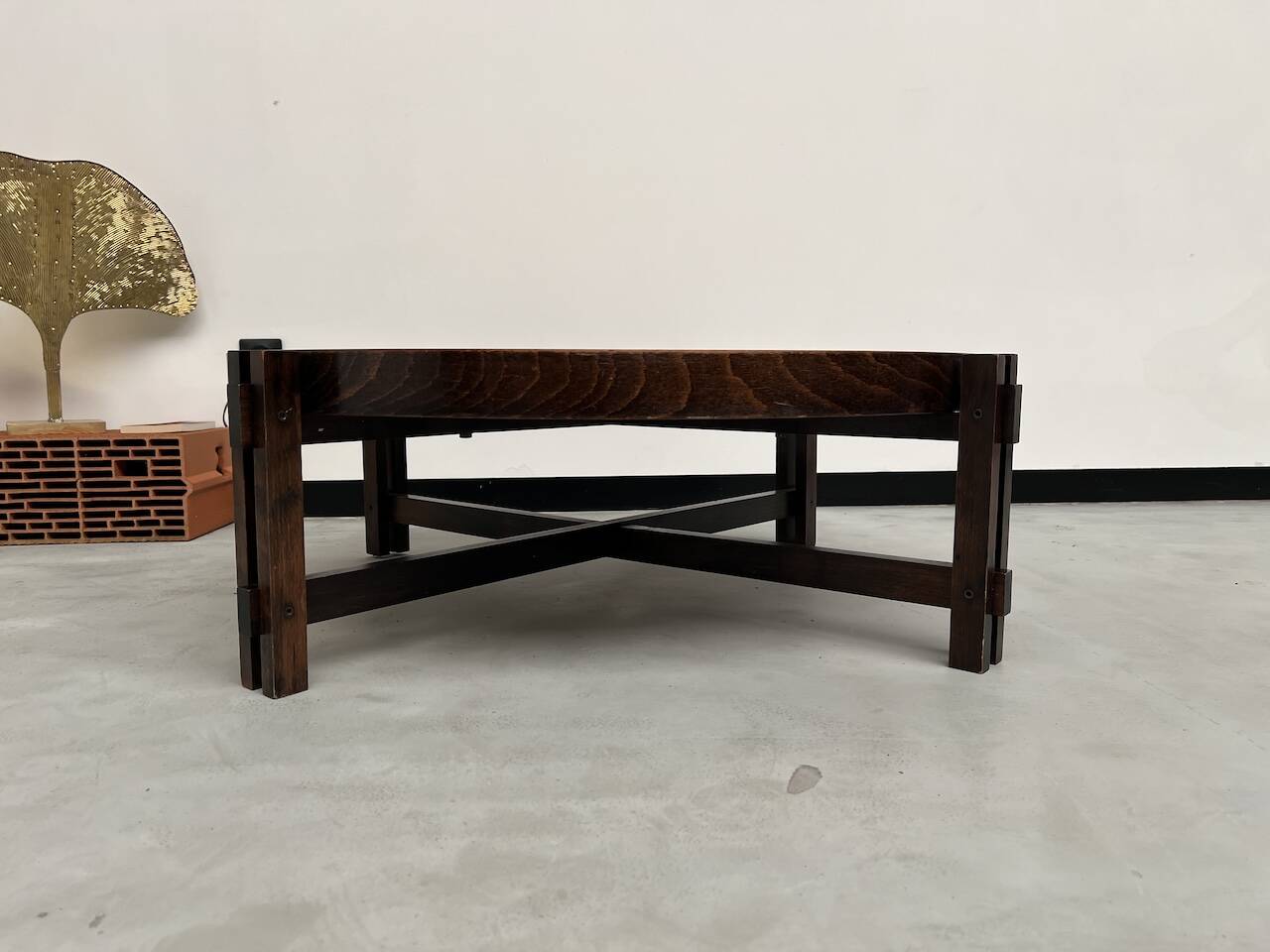 Coffee table "Les Herbiers" by Roger Capron