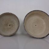 Mid-Century Concrete Planters, 1960s, Set of 2