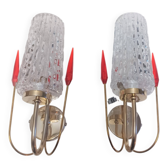 Pair of wall sconces 1960