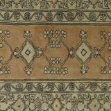 Turkish Anatolian Handmade Vintage Area Rug 185 cm x 110 cm