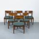 Teak Dining Chairs from Glostrup Møbelfabrik, 1960s, Set of 6