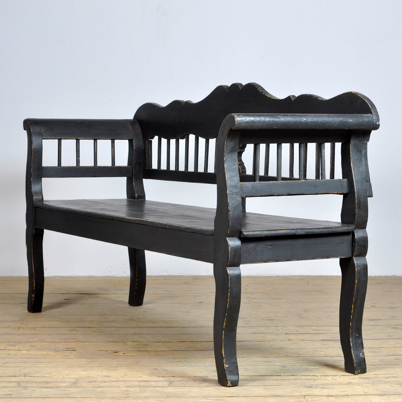 Antique Pine Bench, 1920s