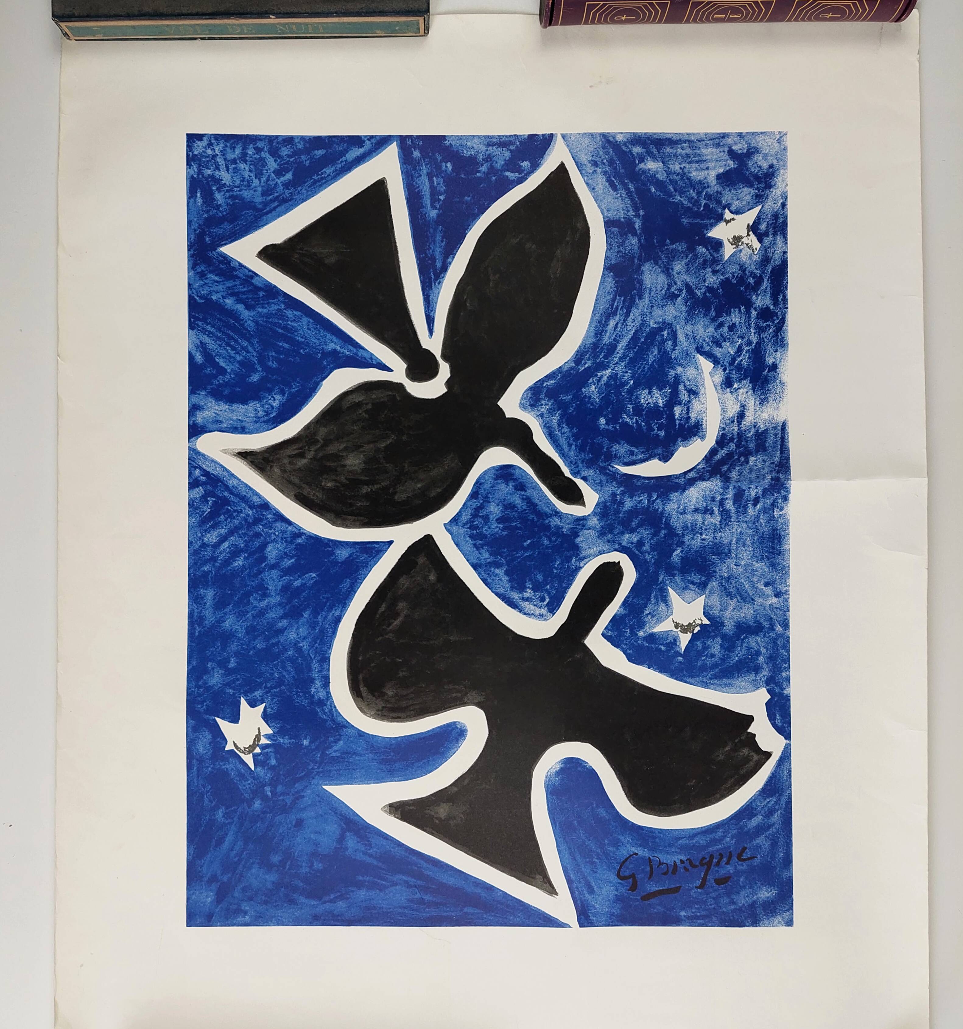Lithograph by George Braque, circa 1961