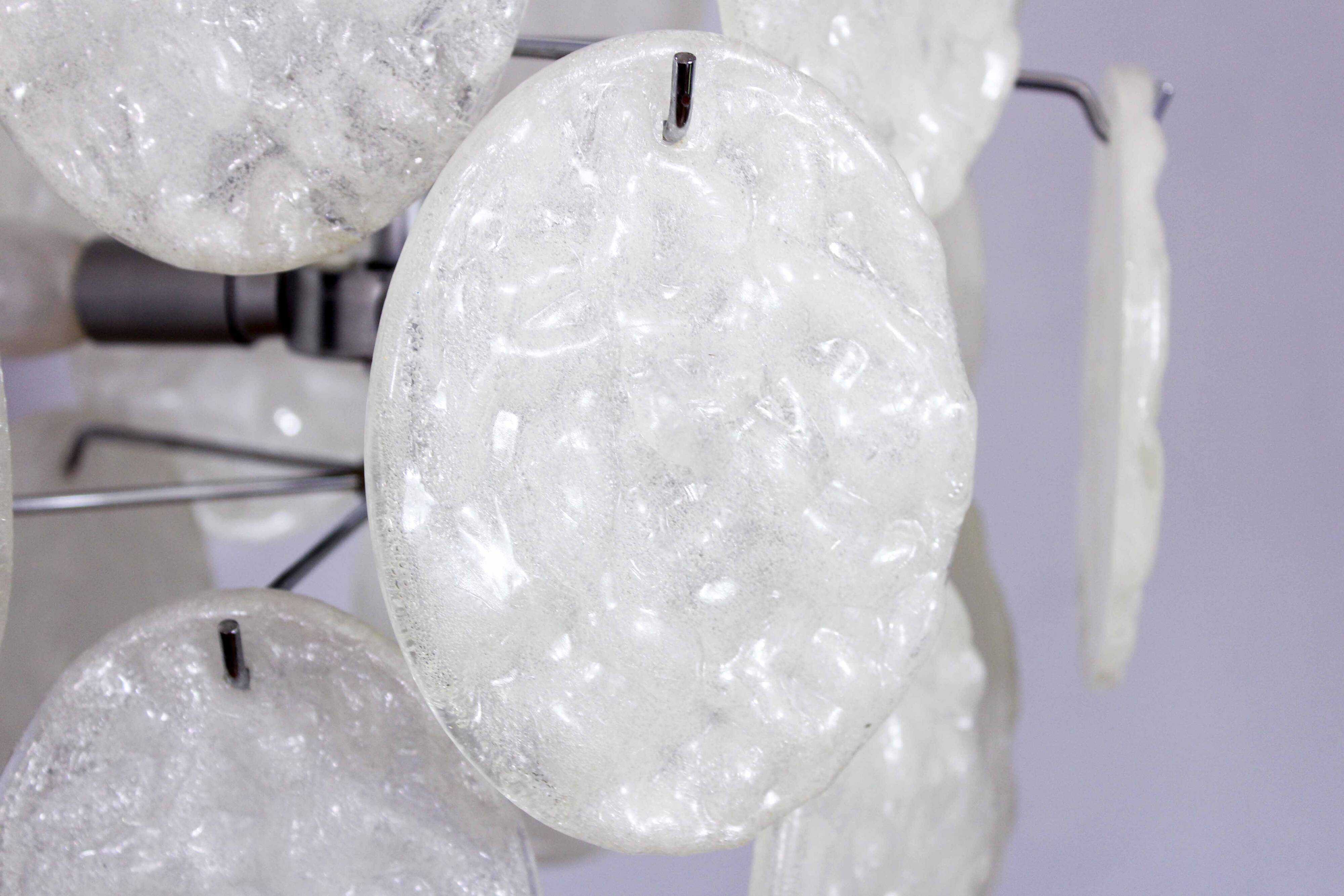 Kalmar Franken lucite chandelier Blatt model