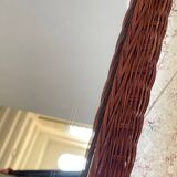 Pair of VINTAGE Rattan MIRRORS