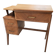 Vintage 1950s side desk with tapered legs.