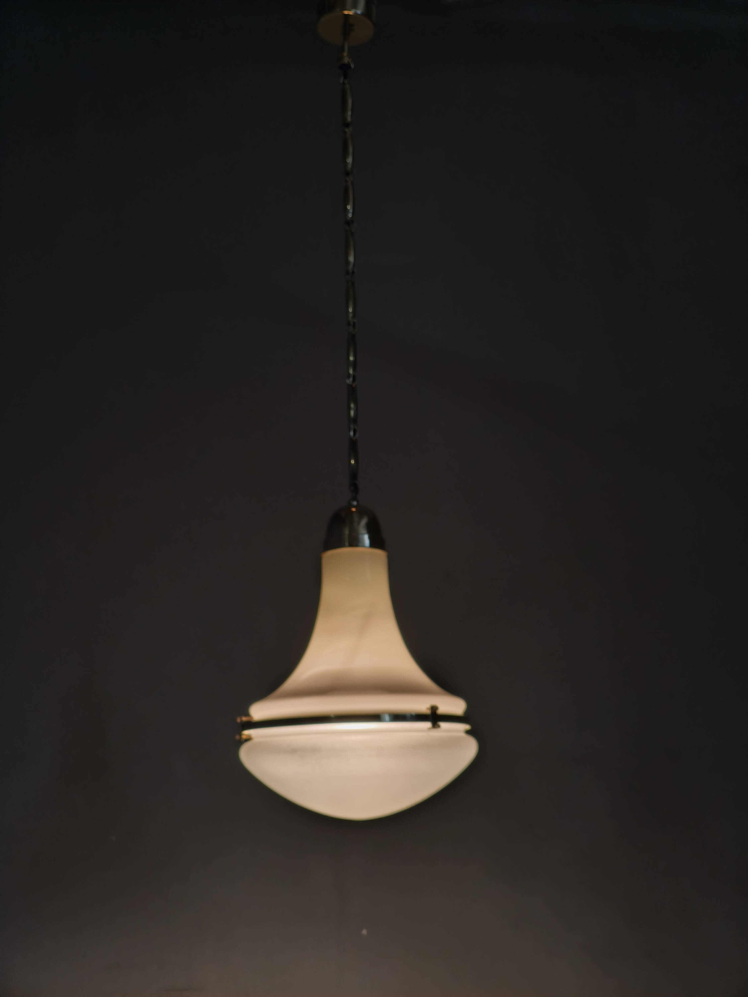 Peter Behrens Art Deco Pendant Lamp for Siemens, Germany 1930s