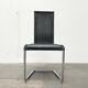 German B25 cantilever chairs in grey with fixed leather cushions by Tecta and Jean Prouvé, set of 2.