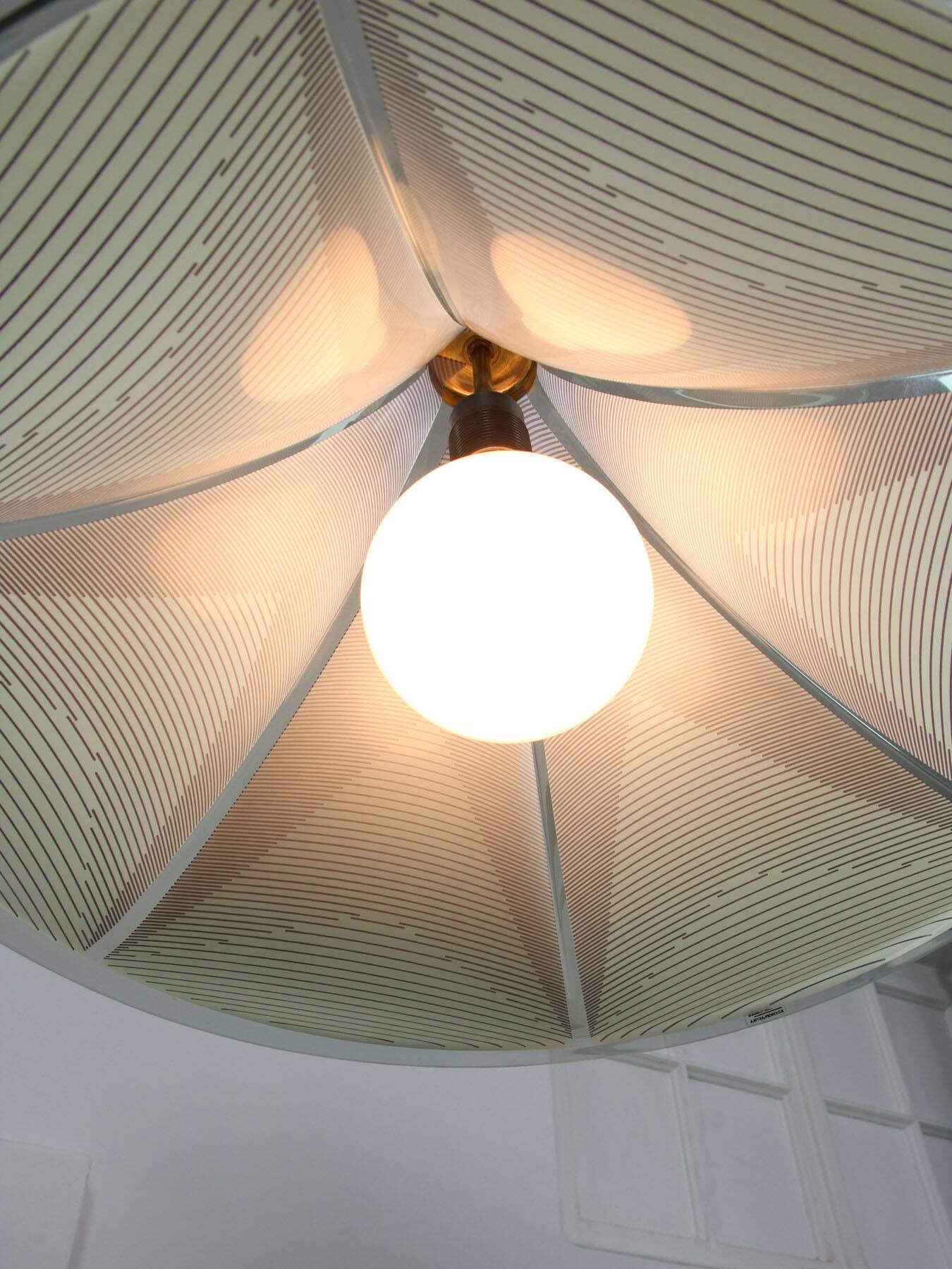 Vintage Trumpet Pendant Lamp from Meblo, 1970s