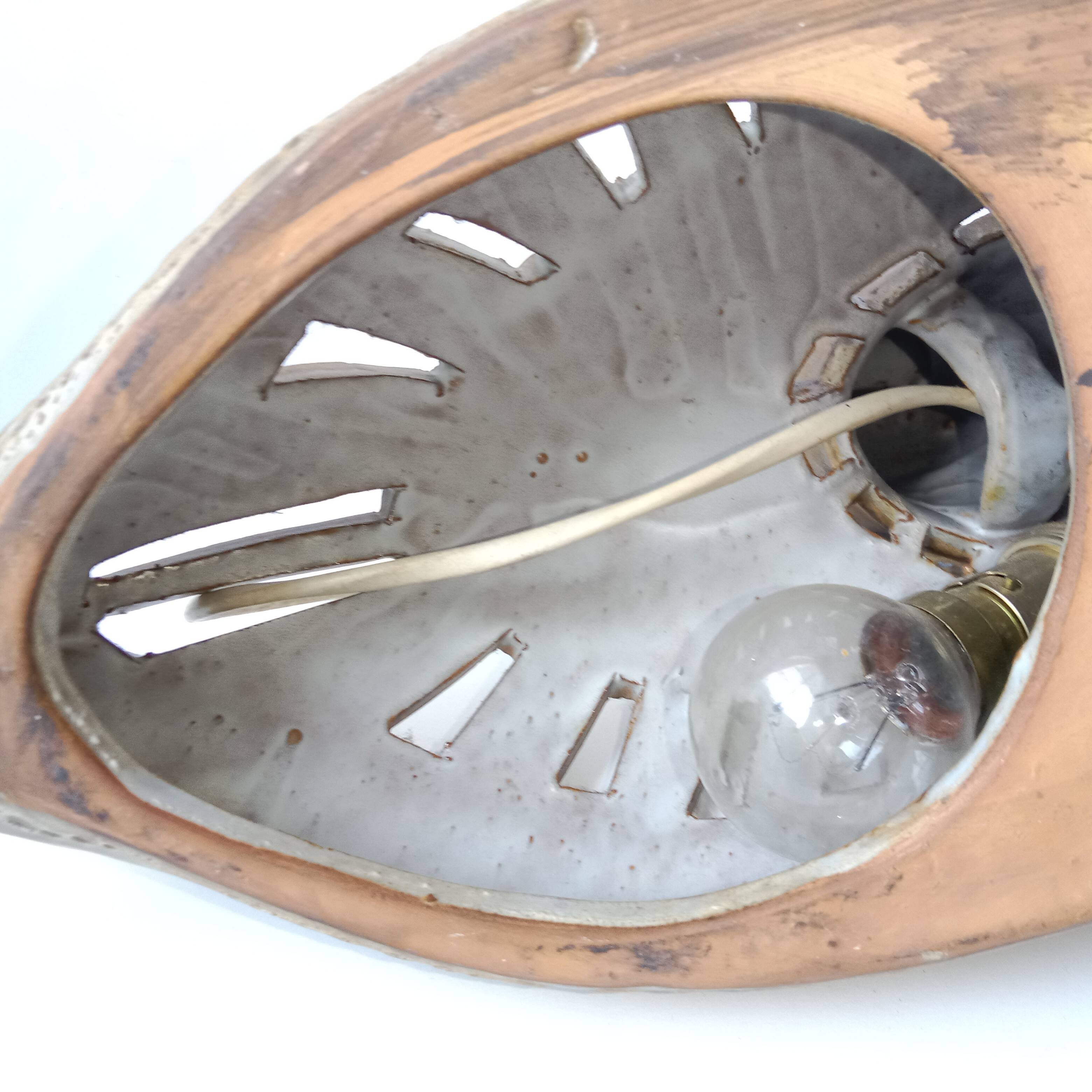 Lampe signée Agnès Escala Zoomorphe Canard circa 1970