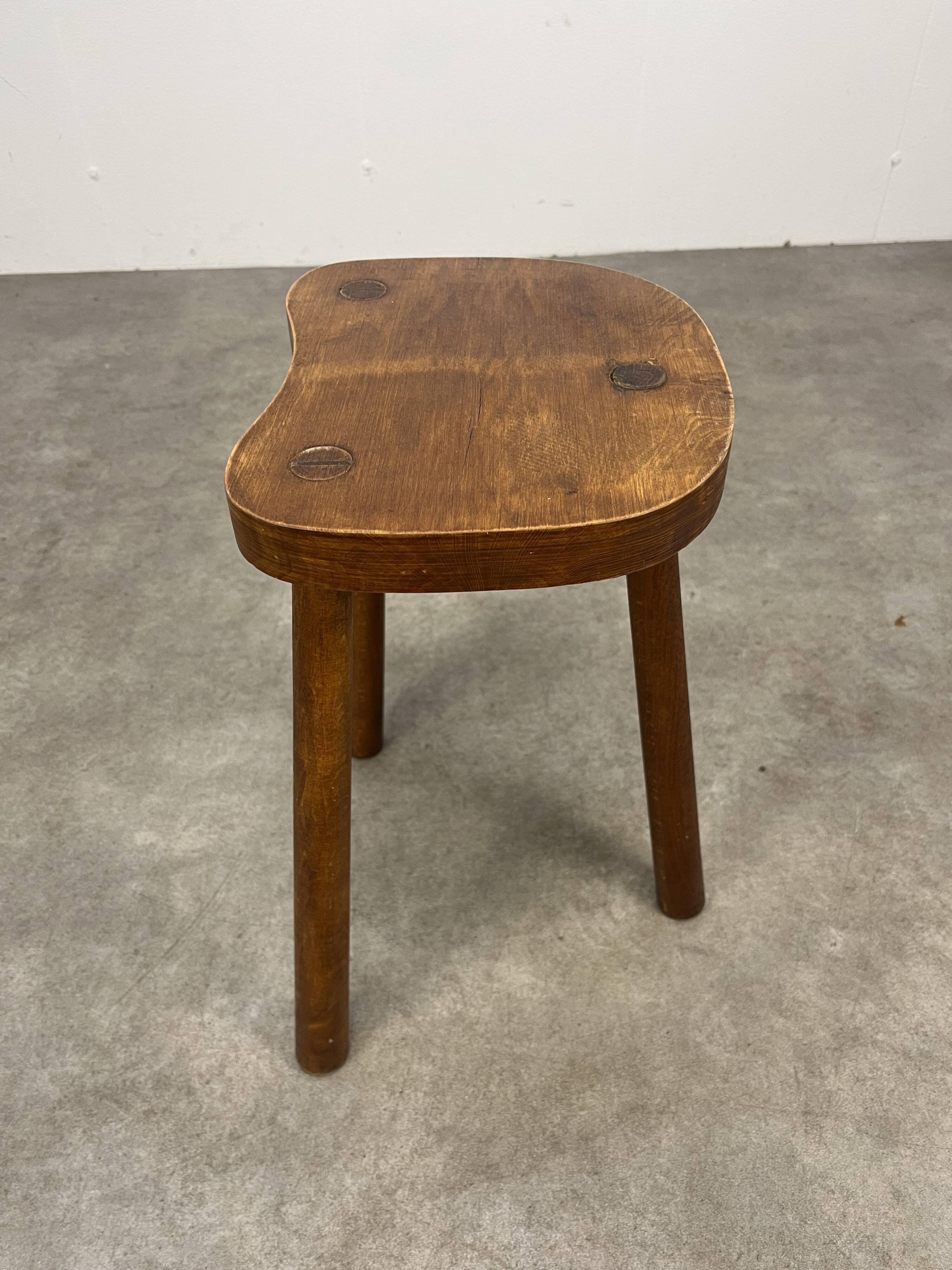 Brutalist Tripod Stool, Firm