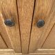 2-door storage unit in oak and oak veneer 50