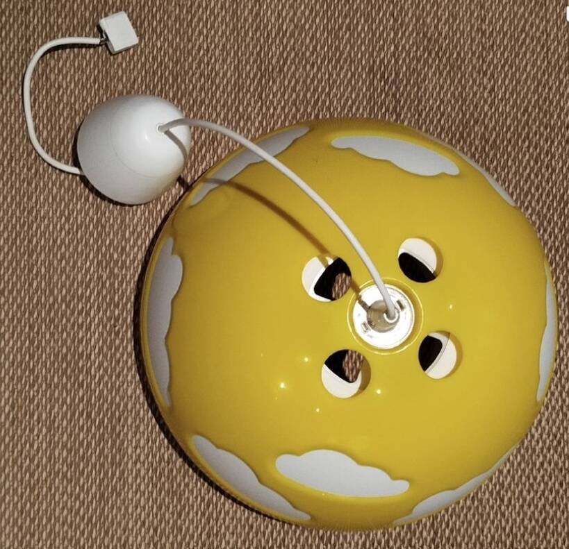 Vintage Ikea cloud pendant light