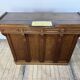 Solid oak reception counter from the late 19th century.