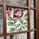 Old wooden entrance coat rack