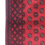 Traditional Red Ziegler Carpet Handmade Wool Rug- 108x199cm