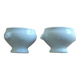Set of 2 mini French porcelain soup tureens
