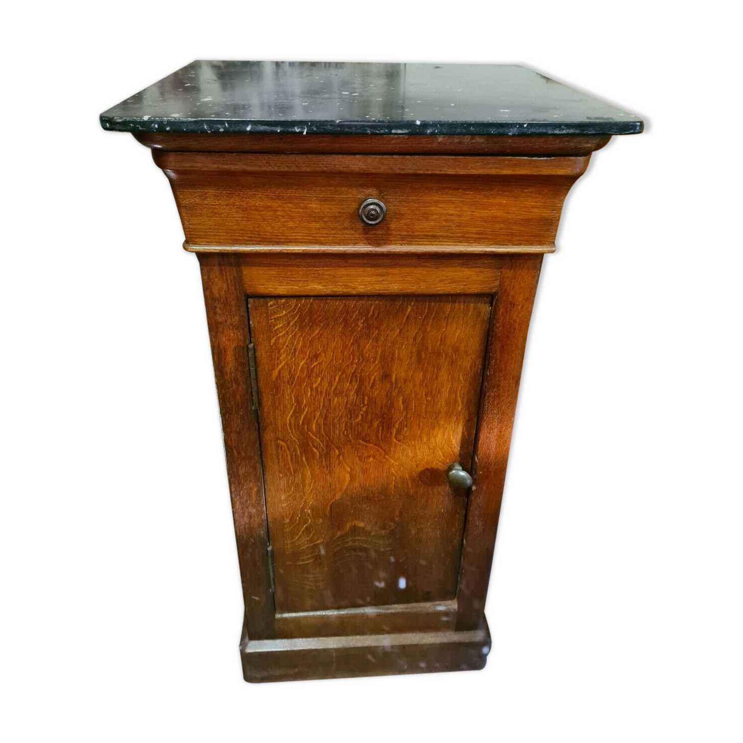 Louis Philippe oak bedside