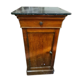 Louis Philippe oak bedside