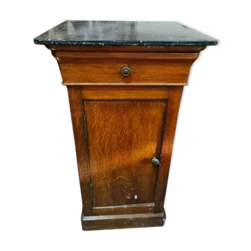 Louis Philippe oak bedside