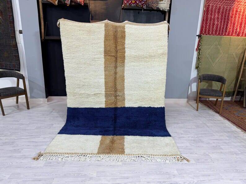 Pure wool rug, colorful, size 150 x 250 cm