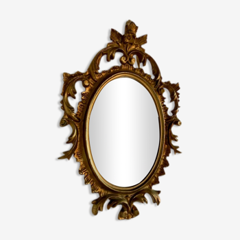 Miroir bois doré