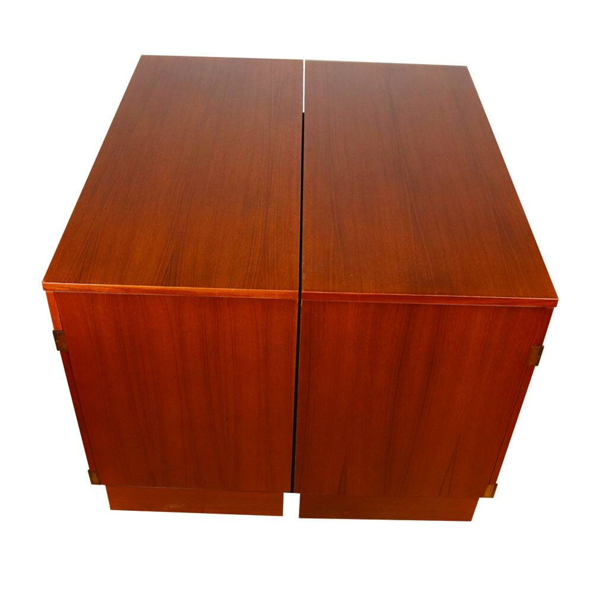 Swedish sideboard in teak by Bertil Fridhagen for Bodafors, 1960s, set of 2