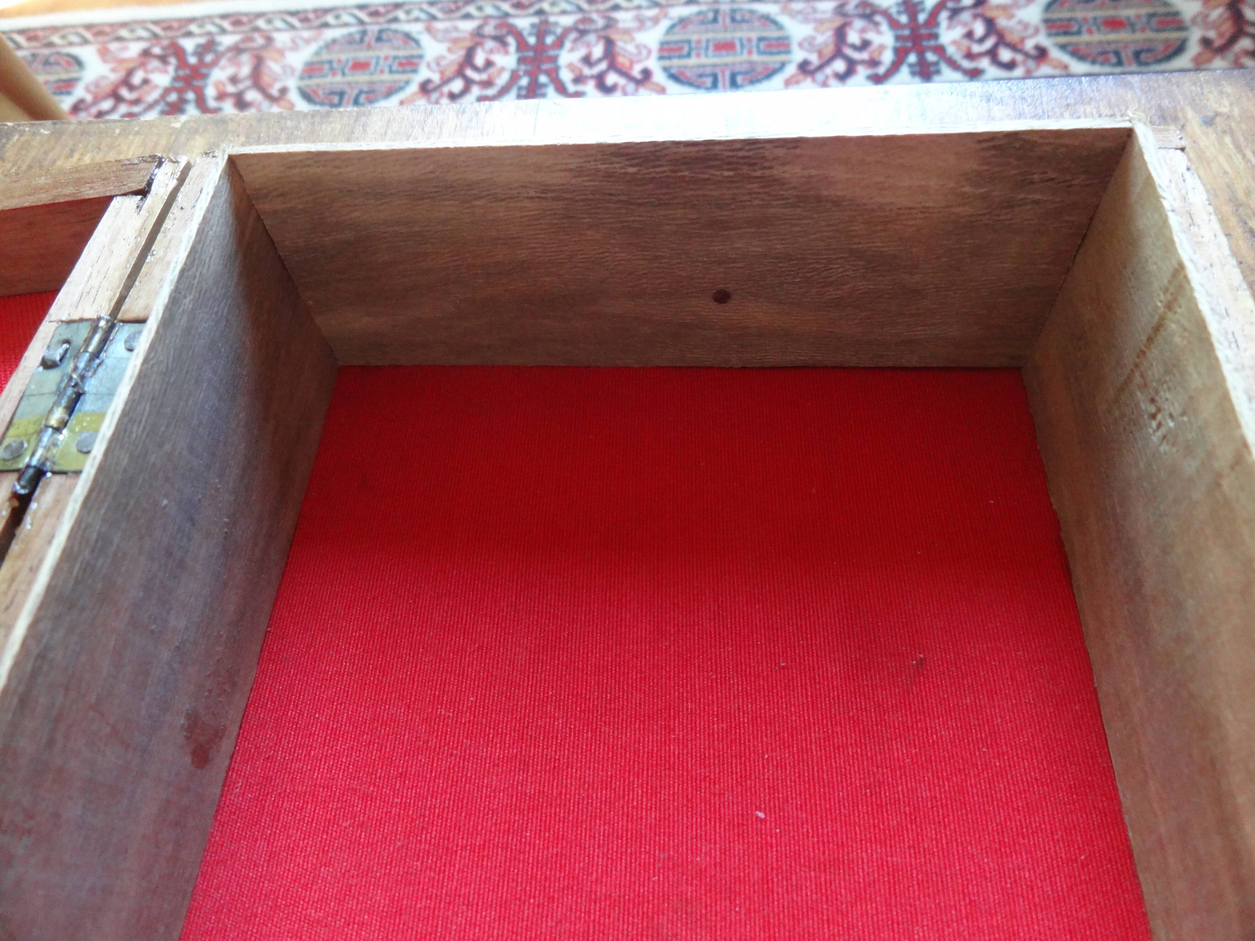 Emile Gallé marquetry box