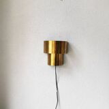80s metal wall lamp